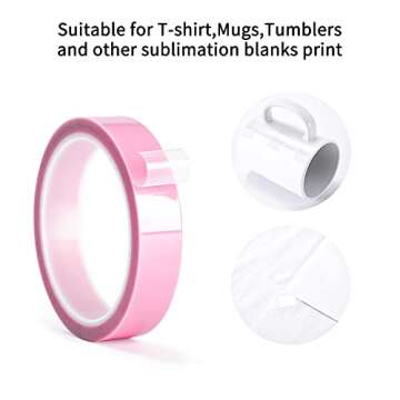 Craft Express 6 Rolls Heat Resistant Sublimation Tape