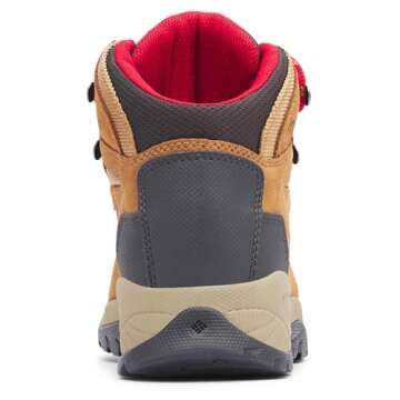 Columbia Women's Newton Ridge Plus Waterproof Amped, Elk/Mountain Red, 7.5 M US