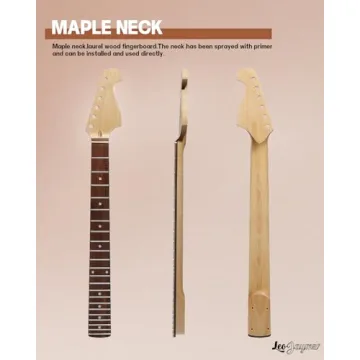 Leo Jaymz DIY ST Style Electric Guitar Kit for All Levels