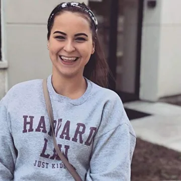 Customized Girl Harvard Law Just Kidding Sweatshirt - Gildan Unisex