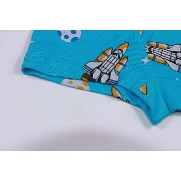 Boboking Boys Comfort Space Rocket Boxer Briefs 3T