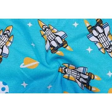 Boboking Boys Comfort Space Rocket Boxer Briefs 3T