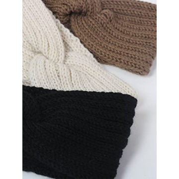 Floerns Women's 3 Piece Boho Headbands Stylish Hair Accessories