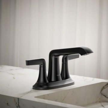 Kohler K-22021-4-BL Stylish Bathroom Sink Faucet