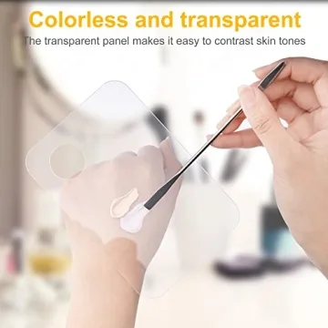 Acrylic Makeup Palette for Mixing Foundation and Creams