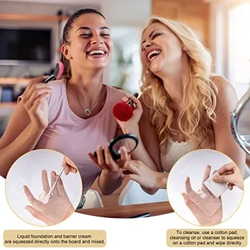 Acrylic Makeup Palette for Mixing Foundation and Creams