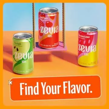 Zevia Zero Sugar Kids Orange Cream Drink - 24 Pack of 7.5 Fl Oz Cans