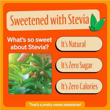 Zevia Zero Sugar Kids Orange Cream Drink - 24 Pack of 7.5 Fl Oz Cans