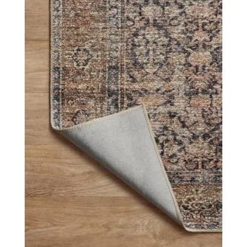 Loloi Amber Lewis Billie Collection Ink Salmon Area Rug