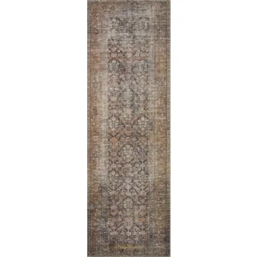 Loloi Amber Lewis Billie Collection Ink Salmon Area Rug
