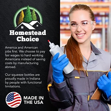 Homestead Choice Condiment Squeeze Bottles 16 OZ - 7 Pack