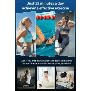 Daphne ABS Stimulator, Ab Stimulator Muscle Toner, Effective Muscle Stimulator for Abdomen, Arms, Legs, Abdominal Toning Belt