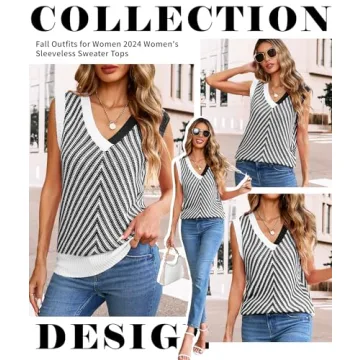 Chic MARZXIN Women Sleeveless Sweater Vest in Various Colors