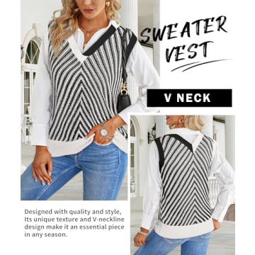 Chic MARZXIN Women Sleeveless Sweater Vest in Various Colors