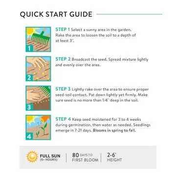 Burpee Wildflower Seeds Cutting Mix | 25,000 Bulk Seeds, Multi, 1 Bag | 15 Varieties of Non-GMO Flower Seeds | Perennial Wildflower Seeds Pollinator Mix | Covers 1,000 Sq. Ft.