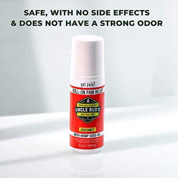 Hemp Oil Uncle Bud's Pain Relief Roll On - Fast Acting Relief