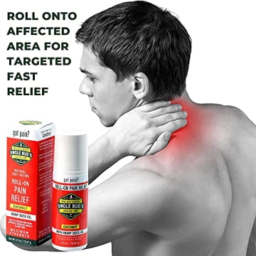 Hemp Oil Uncle Bud's Pain Relief Roll On - Fast Acting Relief