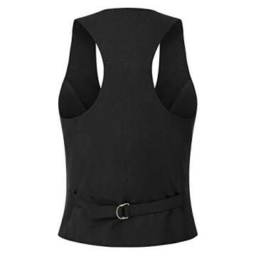 GRACE KARIN Womens Vest Top 2025 Trendy Academia Steampunk Waistcoat Vest For Women Racerback Vest Blazer