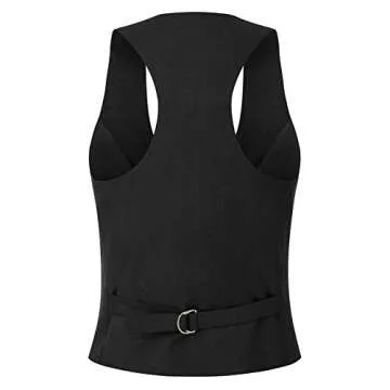 GRACE KARIN Womens Vest Top 2025 Trendy Academia Steampunk Waistcoat Vest For Women Racerback Vest Blazer