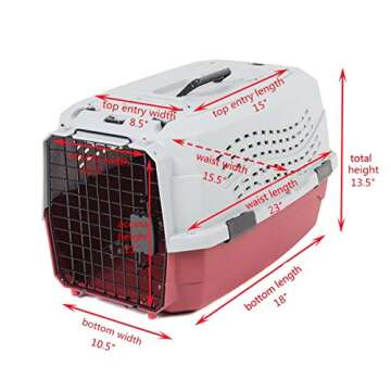 Airline Approved Travel Vet Carrier for Pets