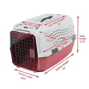 Airline Approved Travel Vet Carrier for Pets