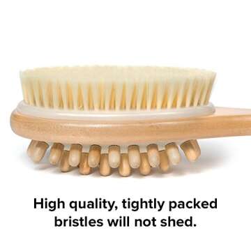 Vegan Dry Brushing Body Brush for Smoother Skin