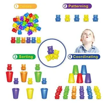 Rainbow Counting Bears for Learning Colors and Counting