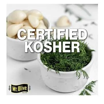 Mt. Olive Gherkins No Sugar Added – Pack of 2 Jars - Healthy Snack