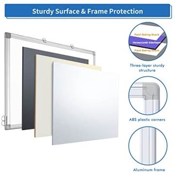 Magnetic Dry Erase Board for Home Classroom Office