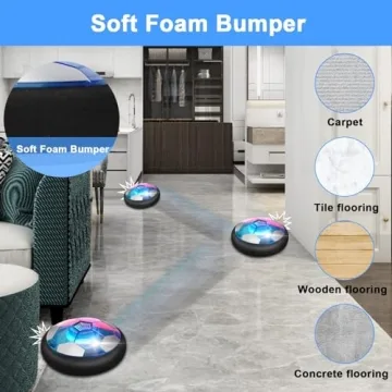 Nazano 3-in-1 Hover Hockey Soccer Set for Kids Fun