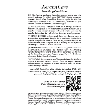 Keratin Complex Frizz Fighting Conditioner - 13.5 Fl Oz