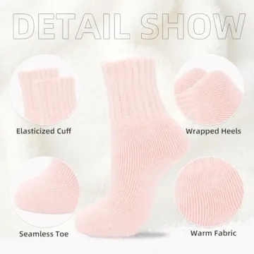 Zando Merino Wool Thick Warm Socks Women for Winter