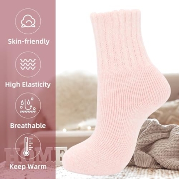 Zando Merino Wool Thick Warm Socks Women for Winter