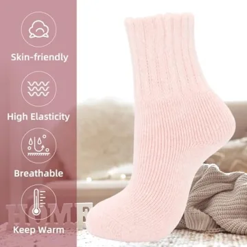 Zando Merino Wool Thick Warm Socks Women for Winter