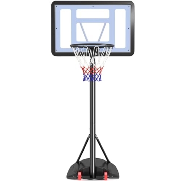 Yaheetech Portable Basketball Hoop Outdoor Indoor Adjustable Height Basketball Goal for Kids