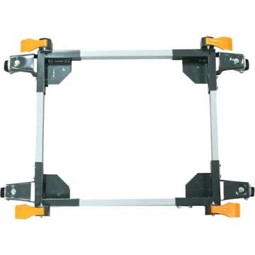 Bora Portamate Mobile Base PM-3550 Industrial Strength with Swivel Wheels – Universal, Super Heavy Duty, Adjustable Rolling Kit, Dolly Roller for Equipment, Power Tools, Machines- 1500 lb Capacity