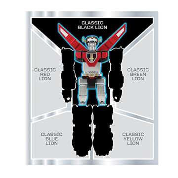 Voltron Classic Black Lion Action Figure – 16" Light & Sound Collectible