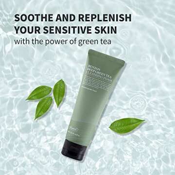 Benton Deep Green Tea Natural Face Wash - Hydrating & Gentle Cleanser for All Skin Types