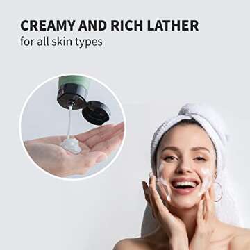 Benton Deep Green Tea Face Wash - Gentle Cleanser for All Skin Types