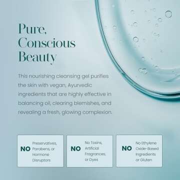 Hylunia Skincare Salicylic Facial Cleansing Gel – Deep Pore Cleanser for Oily & Acne-Prone Skin, Exfoliates, Minimizes Blackheads & Breakouts, Hydrates, Brightens Complexion, 5.1 fl. oz.