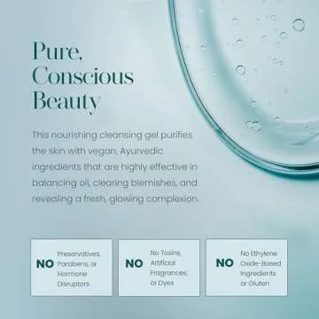 Hylunia Skincare Salicylic Facial Cleansing Gel – Deep Pore Cleanser for Oily & Acne-Prone Skin, Exfoliates, Minimizes Blackheads & Breakouts, Hydrates, Brightens Complexion, 5.1 fl. oz.