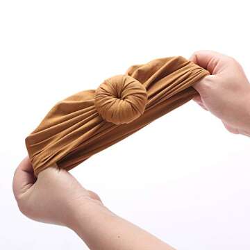 Adorable Baby Turban Hats for Girls - Stylish Head Wraps