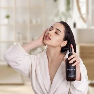 Shampoo & Conditioner Dispenser Bottle Set of 3-16.9 oz, Empty Shampoo Bottle for Bathroom & Shower, Refillable Body Wash Bottle with Pump for Shower Wall, Bathroom Essentials & Gift