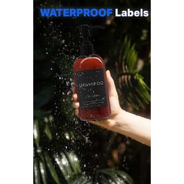 Shampoo & Conditioner Dispenser Bottle Set of 3-16.9 oz, Empty Shampoo Bottle for Bathroom & Shower, Refillable Body Wash Bottle with Pump for Shower Wall, Bathroom Essentials & Gift