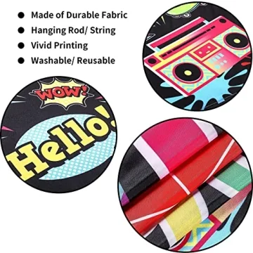 Blulu 90's Party Scene Setters for Themed Parties