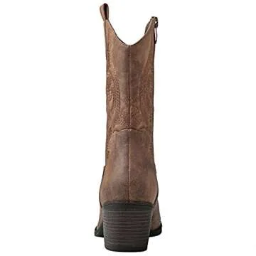 GLOBALWIN Women's Vegan Cowgirl Boots for All Occasions
