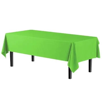 Premium Lime Green Tablecloths - Perfect for Any Gathering