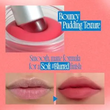 fwee Lip&Cheek Blurry Pudding Pot | Dear | Makeup Blush, Buildable Lightweight, Multi-Use Soft Matte Finish | 5g