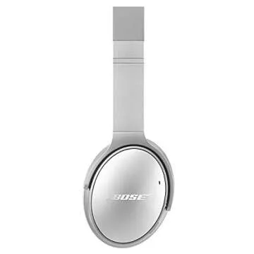 Bose QuietComfort 35 Wireless Headphones II - Stereo - Silver - Wired/Wireless - Bluetooth - 29.5 ft - Over-The-Head - Binaural - Circumaural - 3.93 ft Cable - Noise (Renewed)