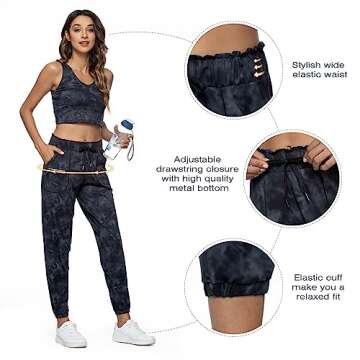 Haowind Joggers for Women: Stylish Workout Pants with Pockets